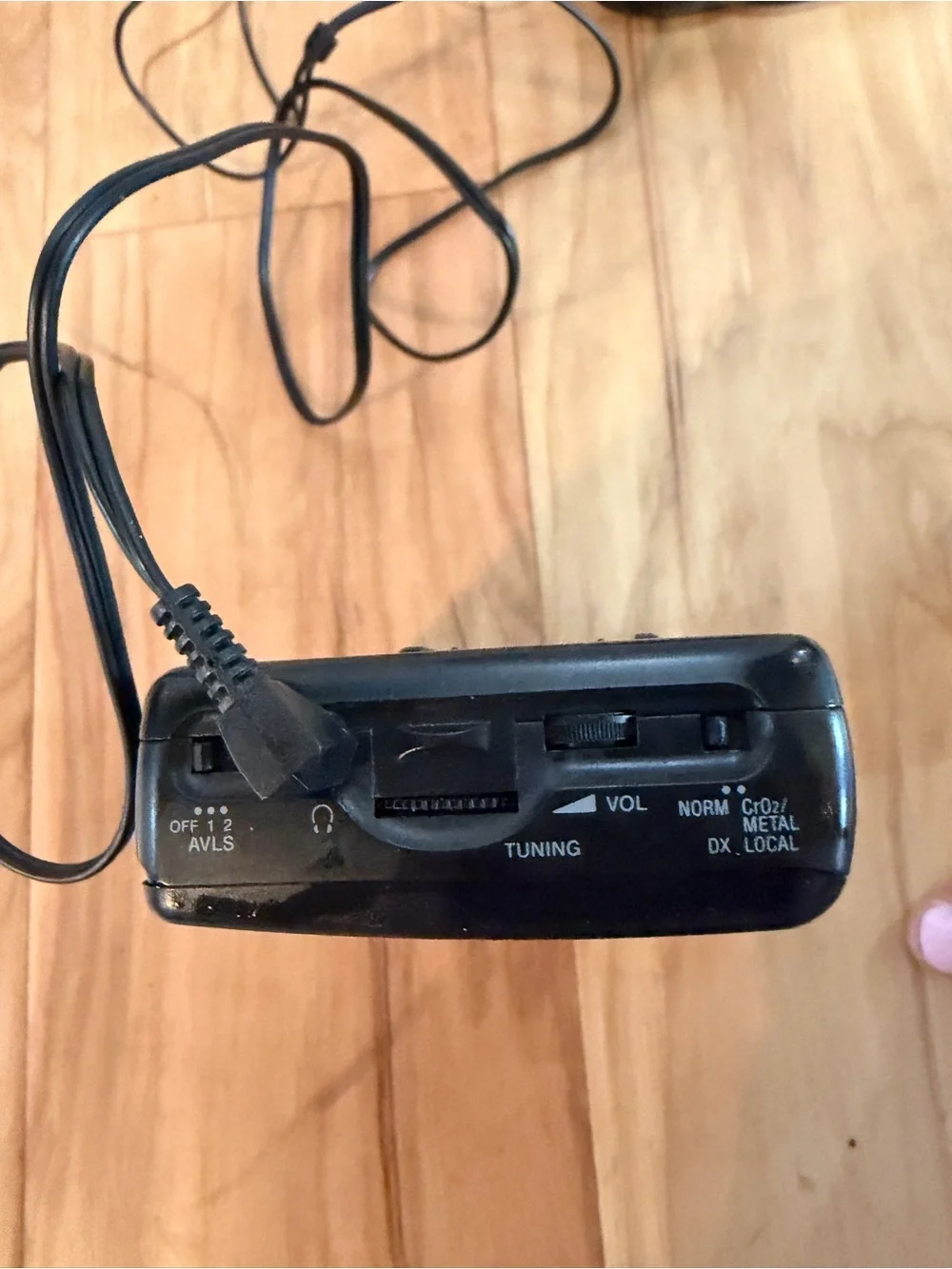Sony Black Portable Walkman WM-FX21 FM/AM Cassette with Headphones - Tested